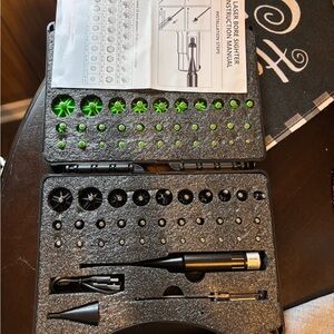 Green/Black Precision Laser Boresighter Kit - Professional Alignment Tool